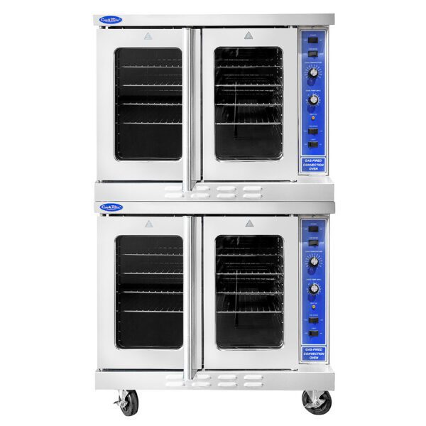 CookRite ATCO-513B-2, 92,000 Btu Gas Convection Oven, Double Deck, Bakery Depth