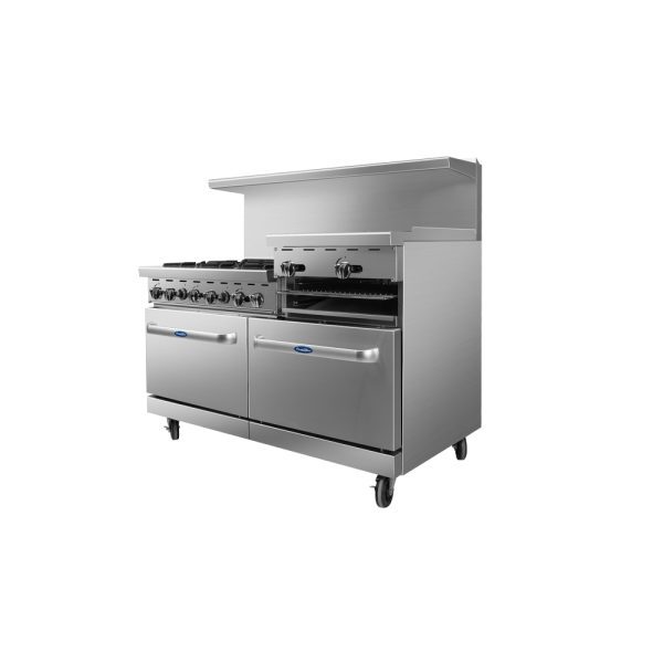 CookRite AGR-6B-24RGB – 60″ Range with Raised Griddle / Broiler