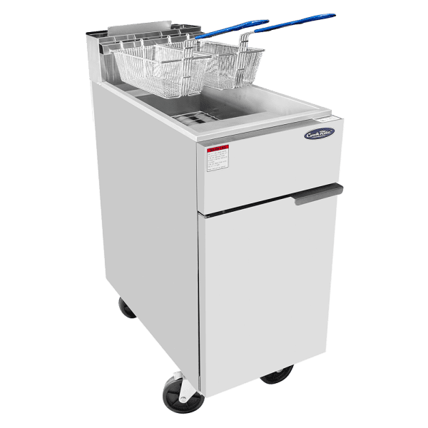 CookRite ATFS-50, 120,000 Btu Gas Free Standing Fryer, 50 Lb