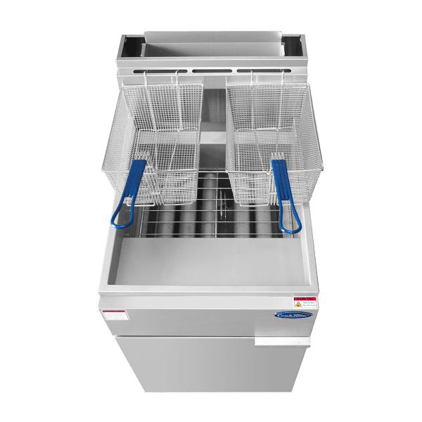 CookRite ATFS-75, 150,000 Btu Gas Free Standing Fryer, 75 Lb