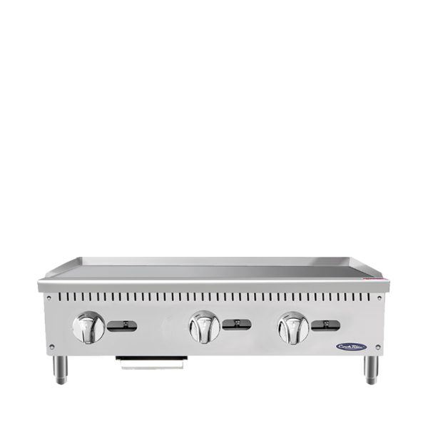 CookRite ATTG-36, 75,000 Btu Countertop Gas Griddle, Thermostatic Controls