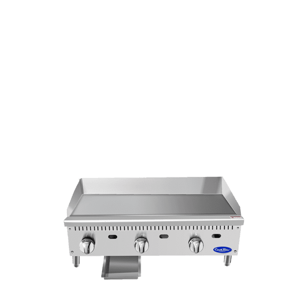 CookRite ATTG-36, 75,000 Btu Countertop Gas Griddle, Thermostatic Controls