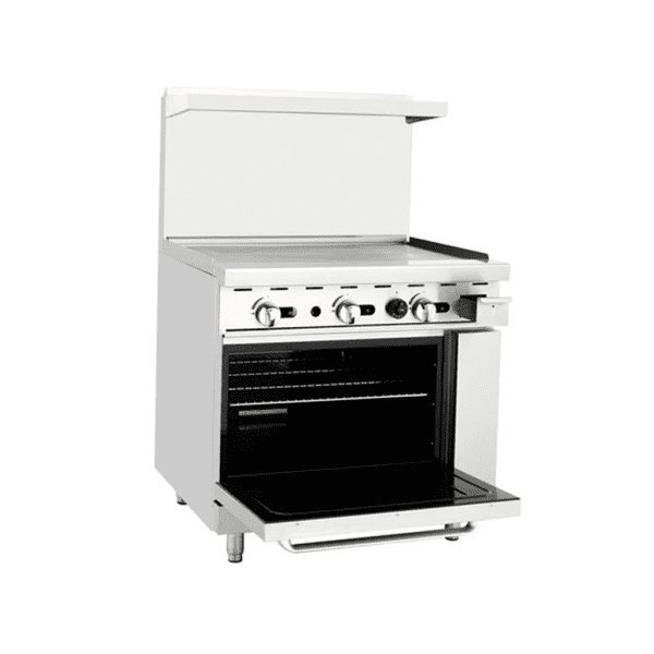 CookRite AGR-36G, 102,000 Btu Restaurant Range, 36" Griddle, Standard Oven