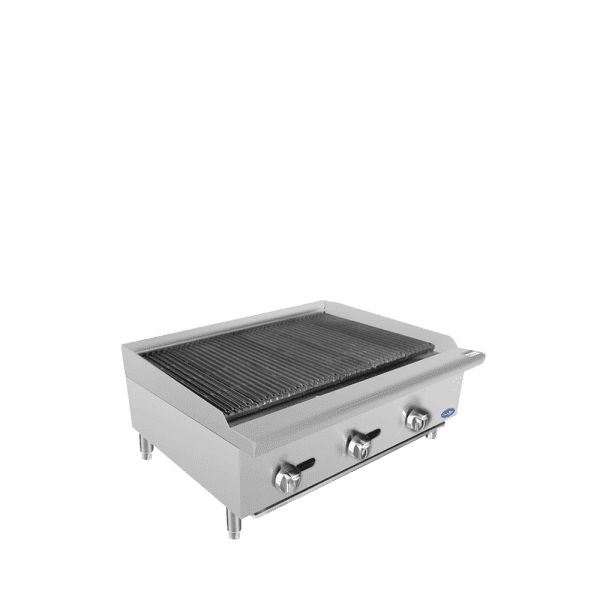 CookRite ATCB-36, 36" Countertop Gas Charbroiler, Lava Rock, 105,000 Btu