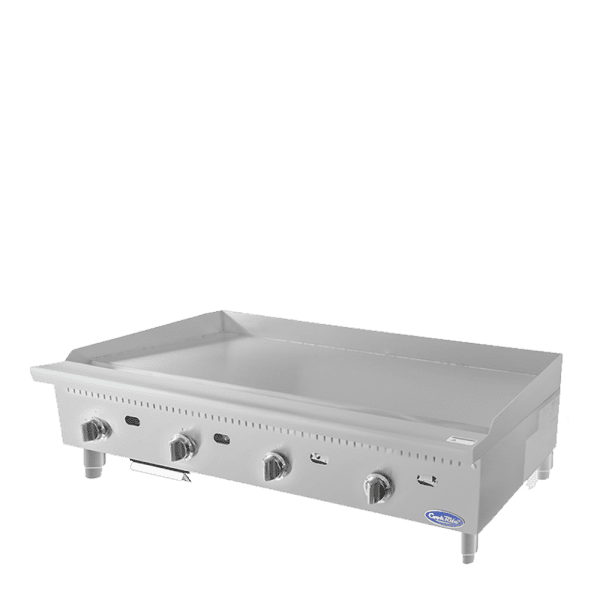 CookRite ATTG-48, 100,000 Btu Countertop Gas Griddle, Thermostatic Controls