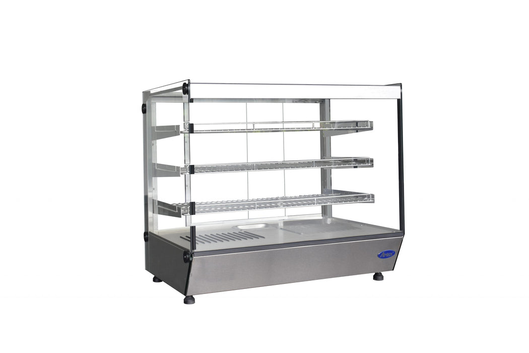 Atosa CHDS-53, 27 5/8" Countertop Heated Display Case w/ 3 Shelves