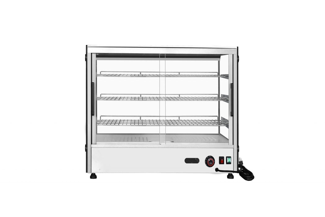 Atosa CHDS-53, 27 5/8" Countertop Heated Display Case w/ 3 Shelves