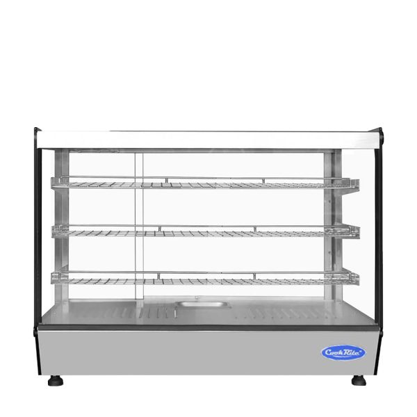 Atosa CHDS-71, 33 3/8" Countertop Heated Display Case w/ 3 Shelves