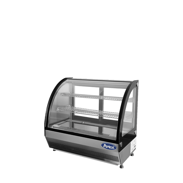 Atosa CRDC-46, 36" Curved Glass Refrigerated Countertop Display Case