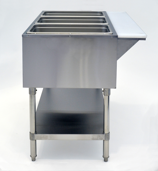 CookRite CSTEB-5C, 72 1/2" Electric Steam Table, 5 Pan Capacity, 3.75 kW