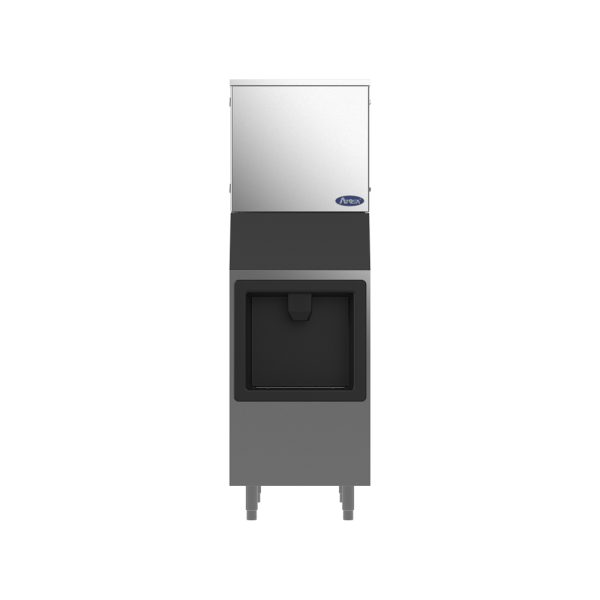 Atosa HD350-AP-161, 350 Lb Air Cooled Half Cube Hotel Ice Machine & Dispenser, 160 Lb Storage