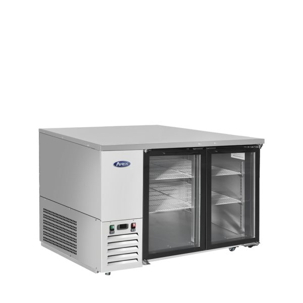 Atosa MBB48GGR 48" Back Bar Cooler Two-section