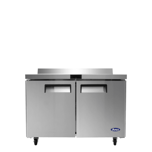 Atosa MGF8413GR 48" Freezer Counter/Work Top With Backsplash