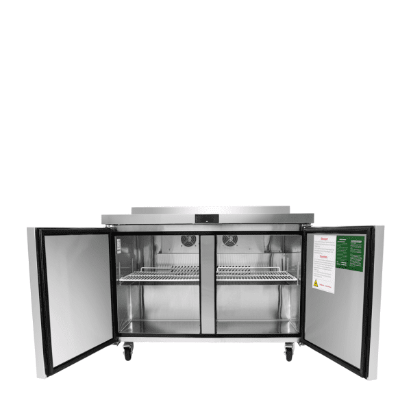 Atosa MGF8413GR 48" Freezer Counter/Work Top With Backsplash