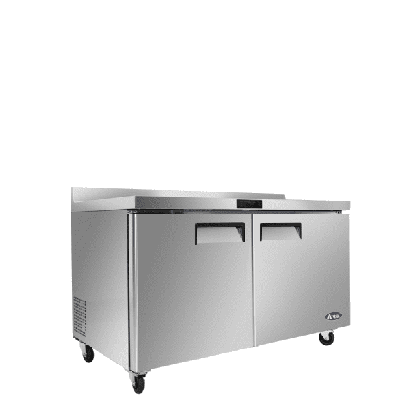 Atosa MGF8413GR 48" Freezer Counter/Work Top With Backsplash