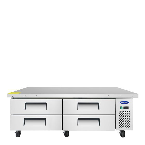 Atosa MGF8454GR Chef Base With Extended Top Two-section 76"W X 33"D X 26-3/5"H