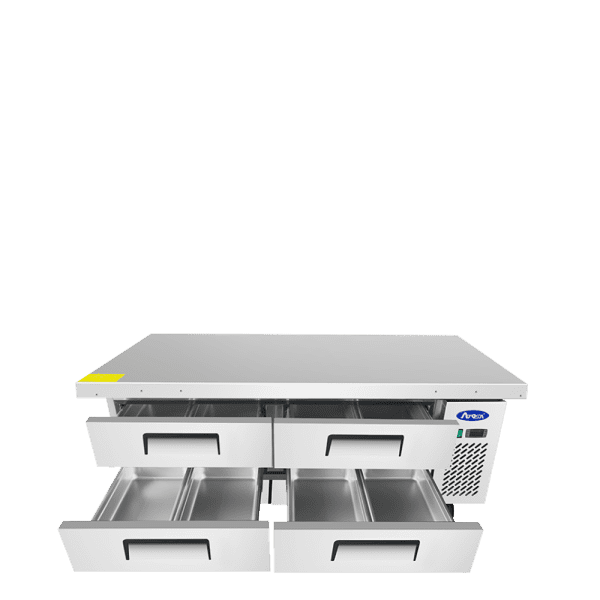 Atosa MGF8454GR Chef Base With Extended Top Two-section 76"W X 33"D X 26-3/5"H