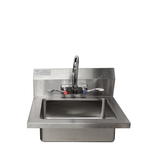 Atosa MRS-HS-18(W) — 18″ Hand Sink with Wrist Blade Handles