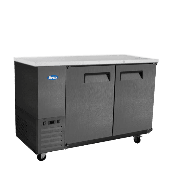 Atosa SBB59GRAUS2 59" Back Bar Cooler Shallow Depth Two-section