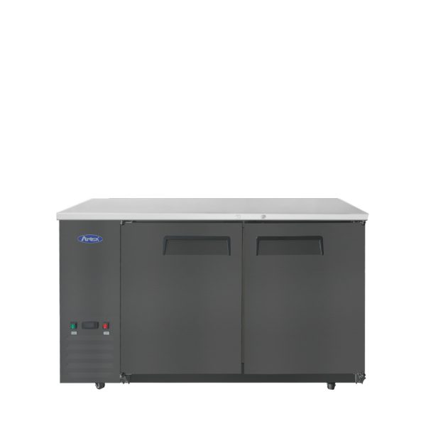 Atosa SBB59GRAUS2 59" Back Bar Cooler Shallow Depth Two-section