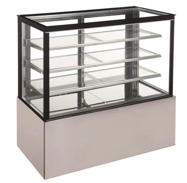 Canco PC-47-3 Flat Glass 3 Tier 48" Refrigerated Pastry Display Case